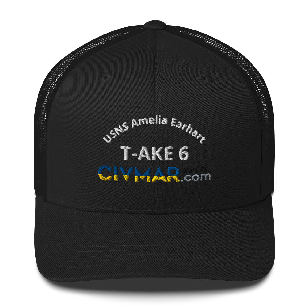 USNS Amelia Earhart T-AKE 6 Trucker Hat