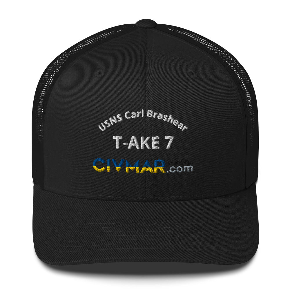 USNS Carl Brashear T-AKE 7 Trucker Hat