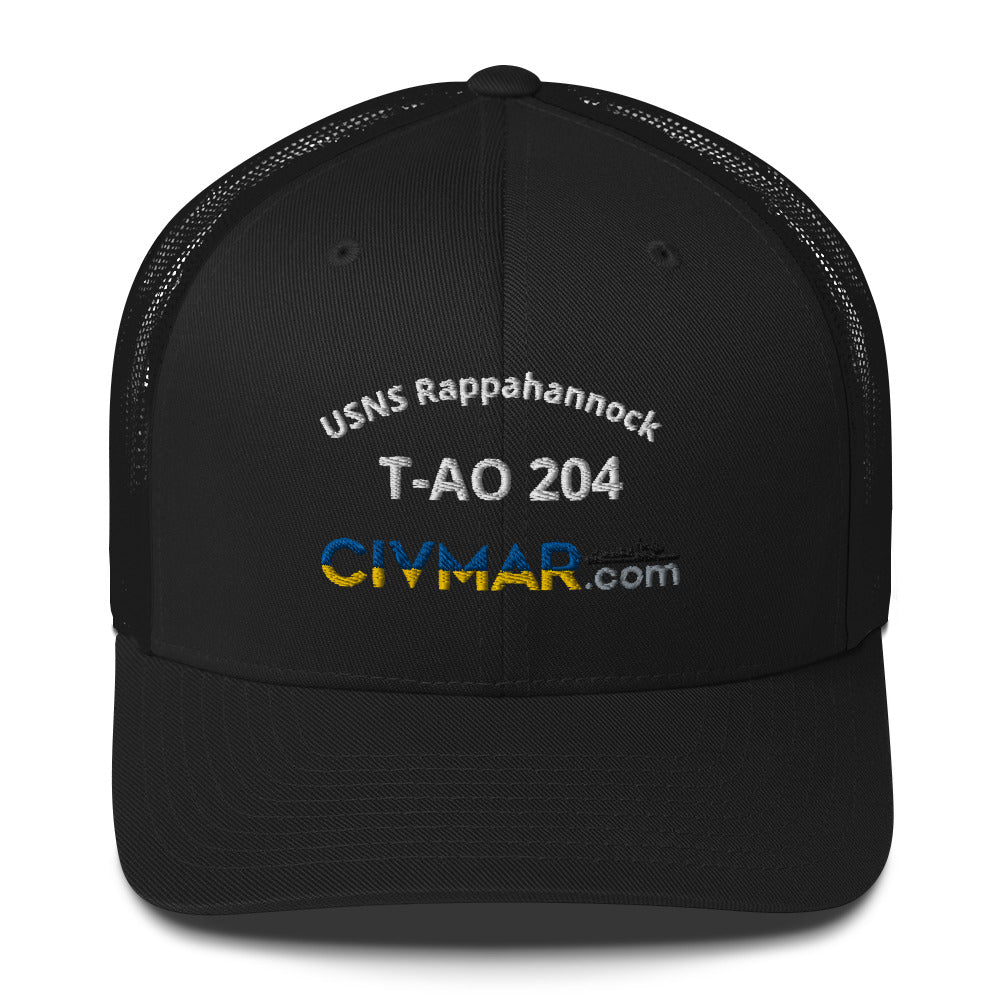 USNS Rappahannock T-AO 204 Trucker Hat