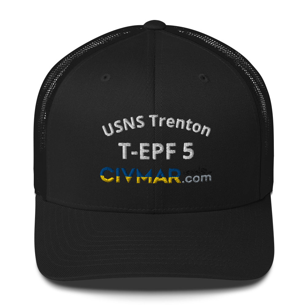 USNS Trenton T-EPF 5 Trucker Hat