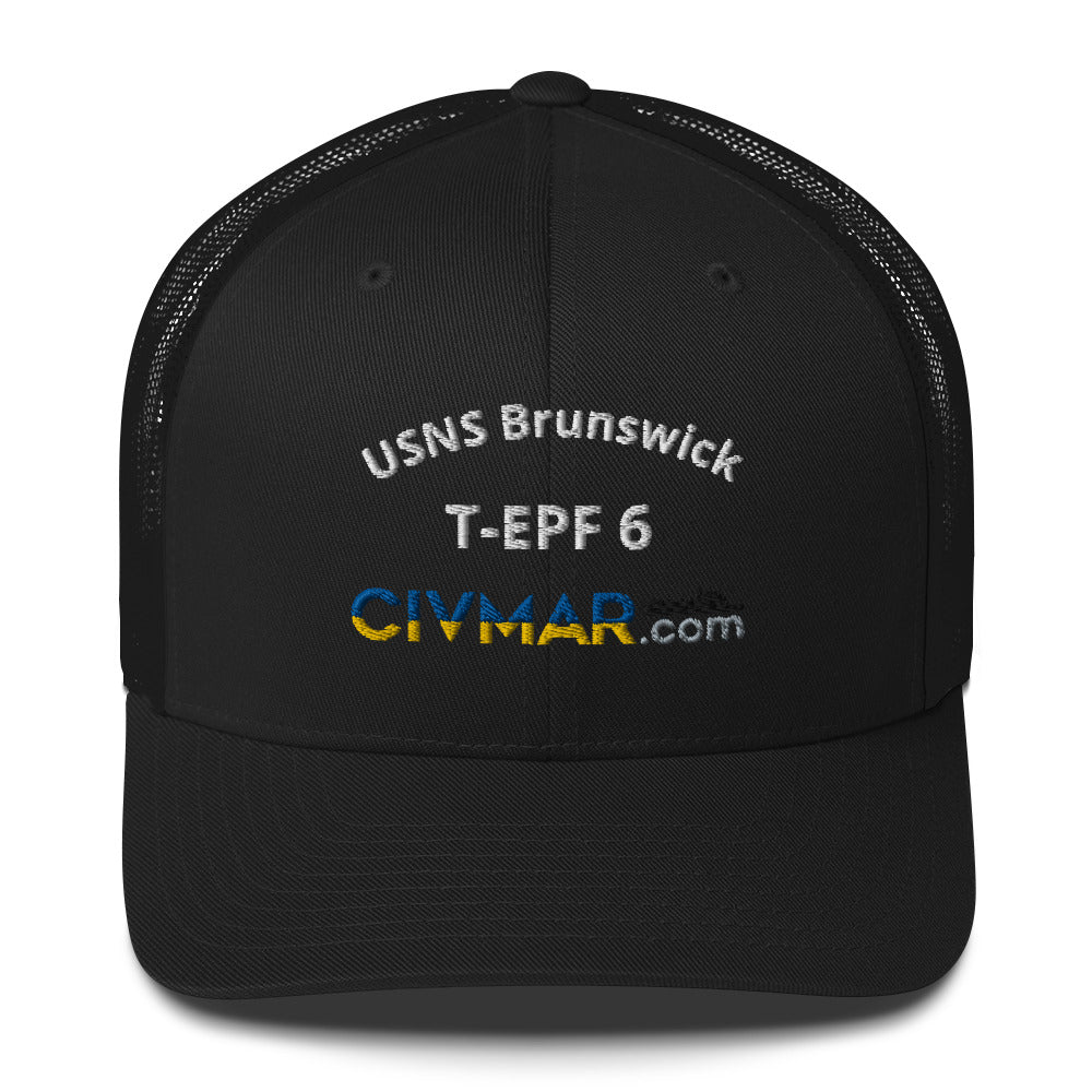 USNS Brunswick T-EPF 6 Trucker Hat