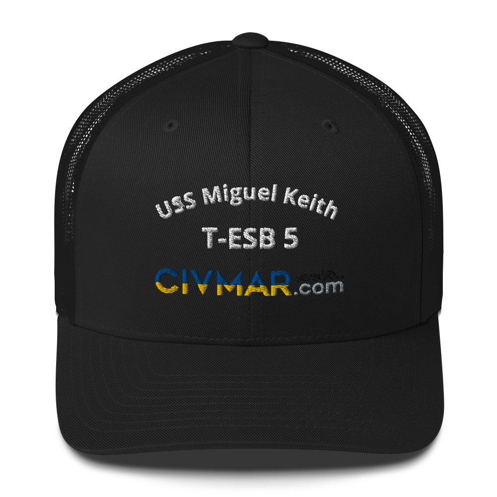 USS Miguel Keith T-ESB 5 Trucker Hat