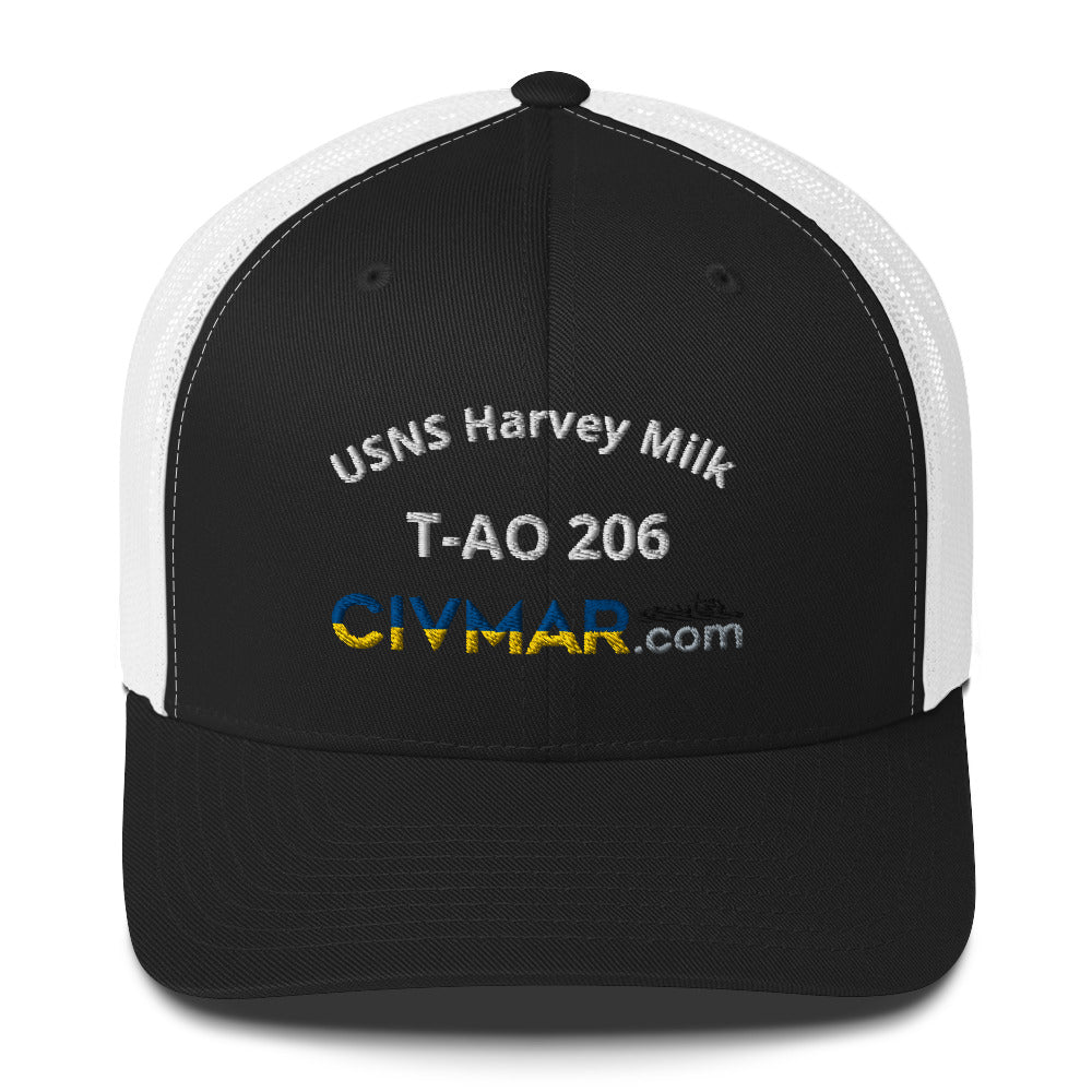 USNS Harvey Milk T-AO 206 Trucker Hat