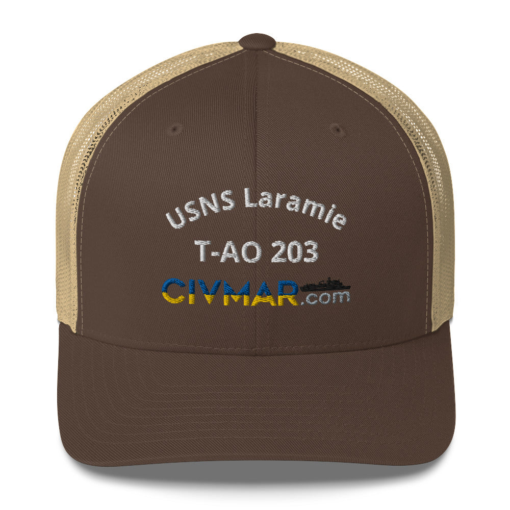 USNS Laramie T-AO 203 Trucker Hat