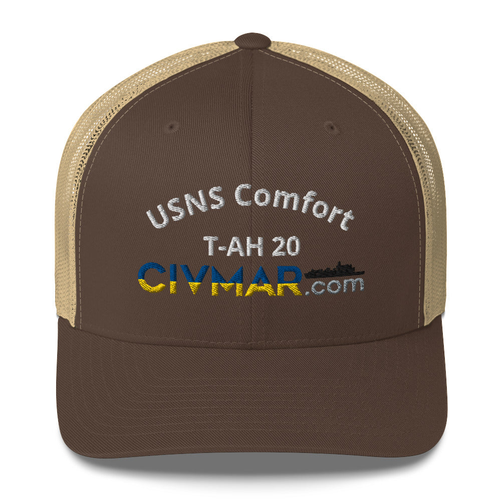 USNS Comfort T-AH 20 Trucker Hat