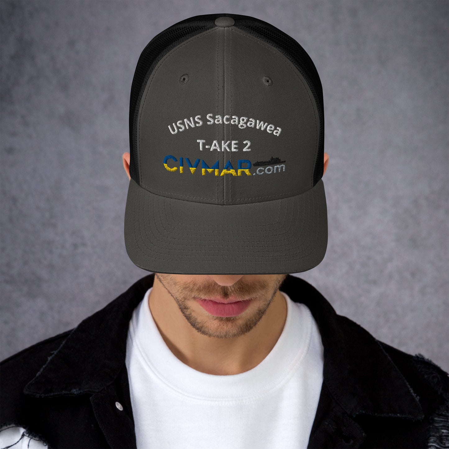 USNS Sacagawea T-AKE 2 Trucker Hat