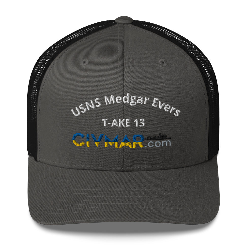 USNS Medgar Evers T-AKE 13 Trucker Hat