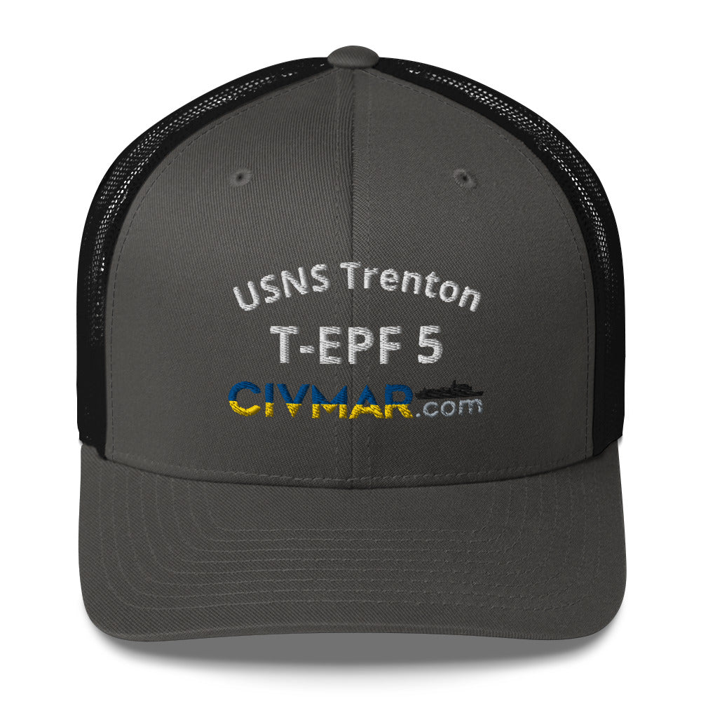 USNS Trenton T-EPF 5 Trucker Hat