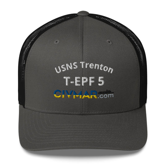 USNS Trenton T-EPF 5 Trucker Hat