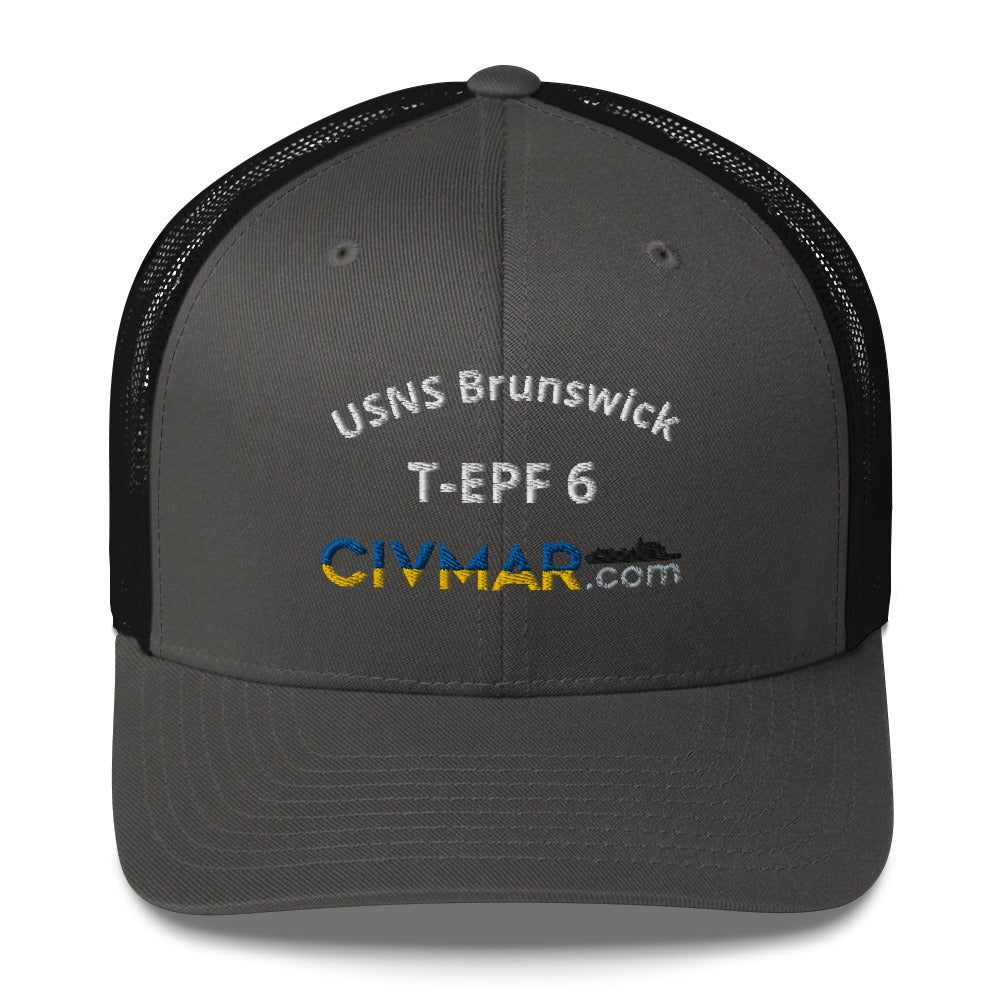 USNS Brunswick T-EPF 6 Trucker Hat