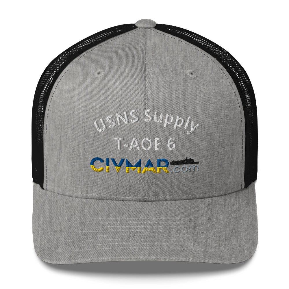 USNS Supply T-AOE 6 Trucker Hat