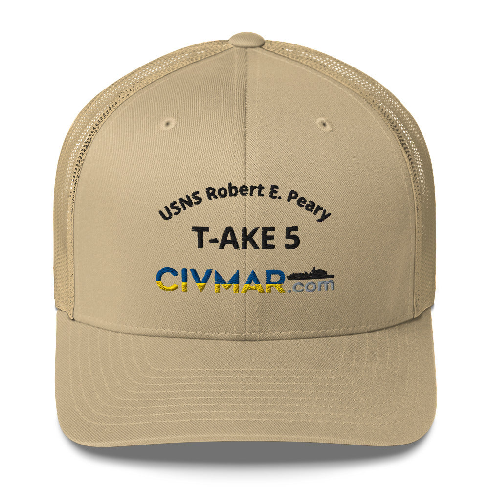 USNS Robert E. Peary T-AKE 5 Trucker Hat