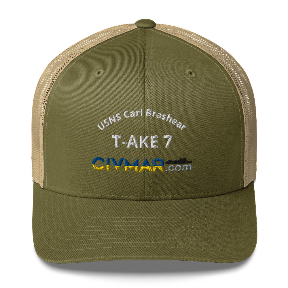 USNS Carl Brashear T-AKE 7 Trucker Hat