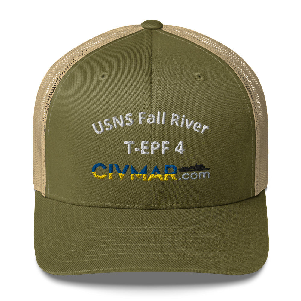 USNS Fall River T-EPF 4 Trucker Hat