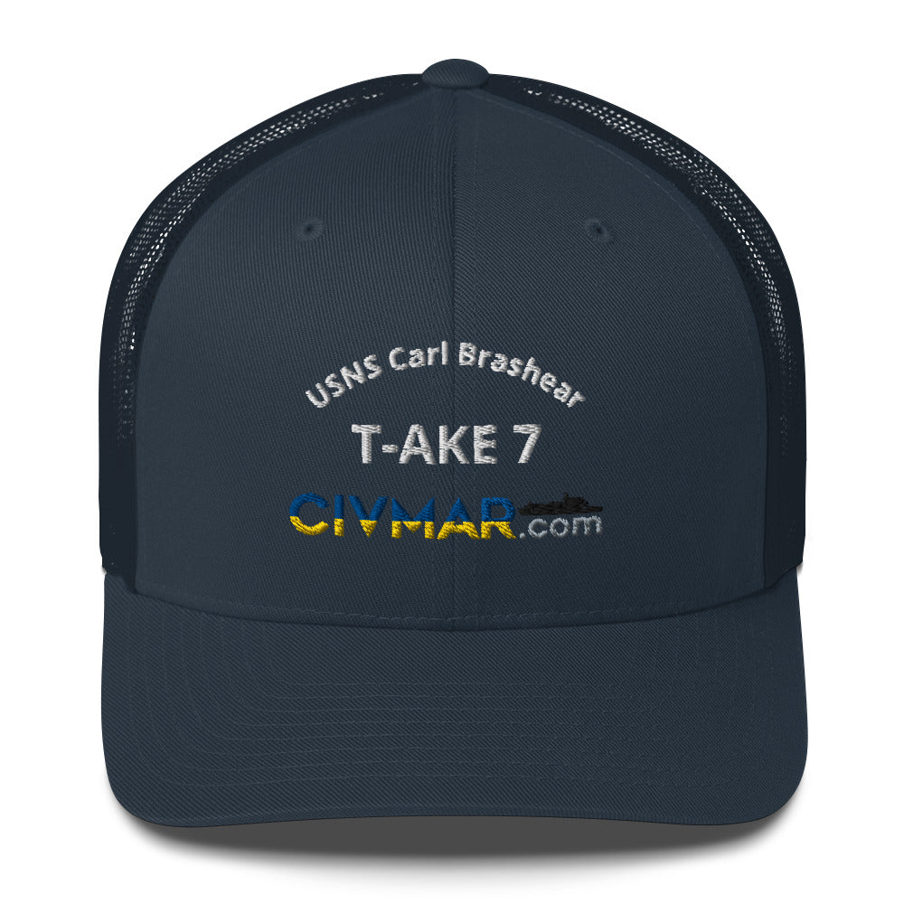 USNS Carl Brashear T-AKE 7 Trucker Hat