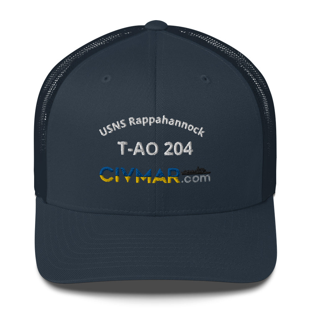 USNS Rappahannock T-AO 204 Trucker Hat