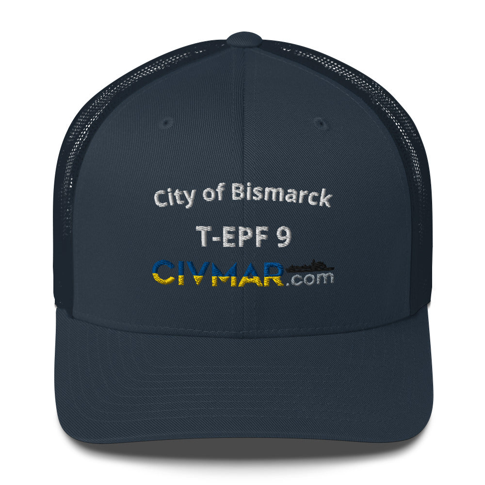 USNS City of Bismarck T-EPF 9 Trucker Hat