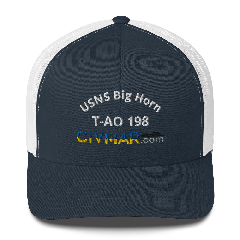 USNS Big Horn T-AO 198 Trucker Hat