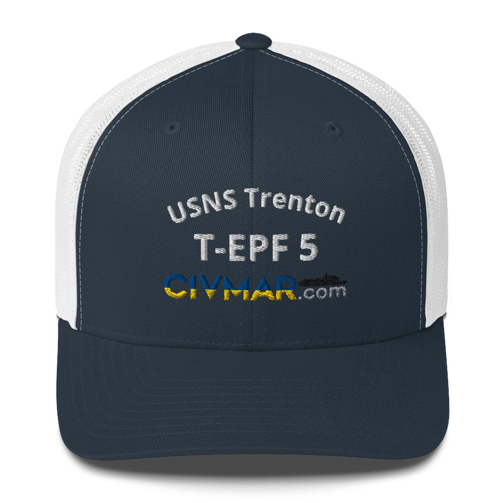 USNS Trenton T-EPF 5 Trucker Hat