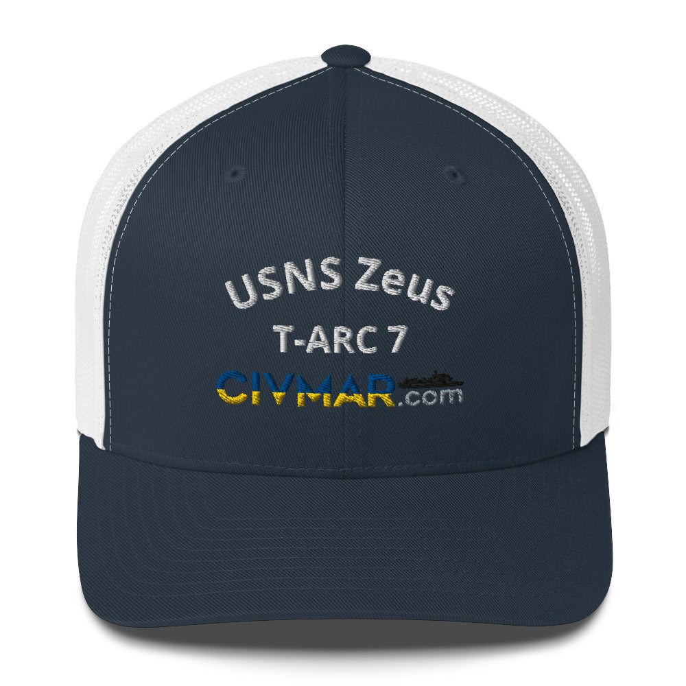 USNS Zeus T-ARC 7 Trucker Hat