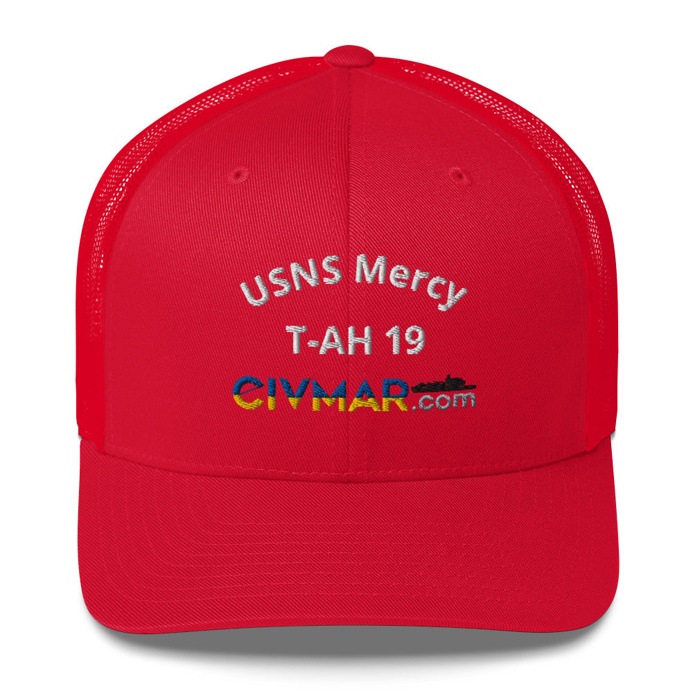 USNS Mercy T-AH 19 Short Sleeve T-Shirt