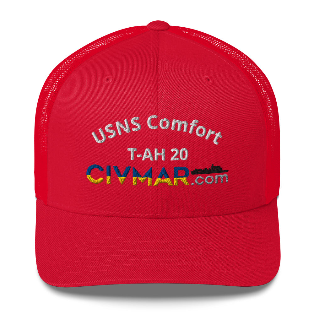 USNS Comfort T-AH 20 Trucker Hat