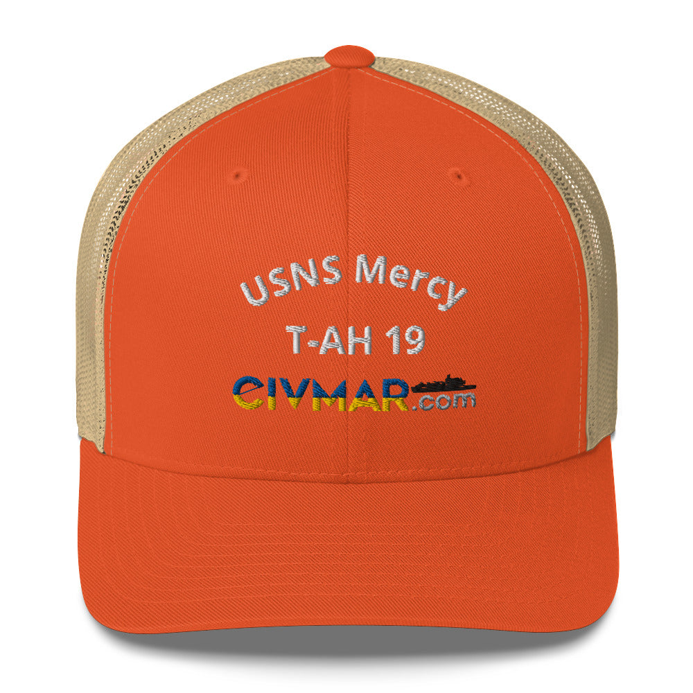 USNS Mercy T-AH 19 Short Sleeve T-Shirt