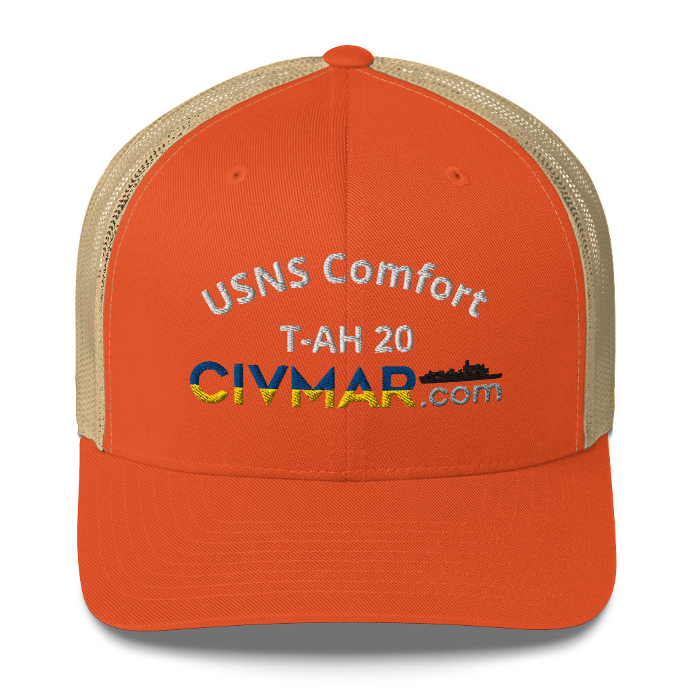 USNS Comfort T-AH 20 Trucker Hat