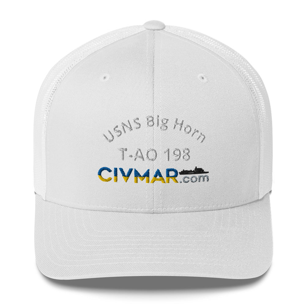 USNS Big Horn T-AO 198 Trucker Hat