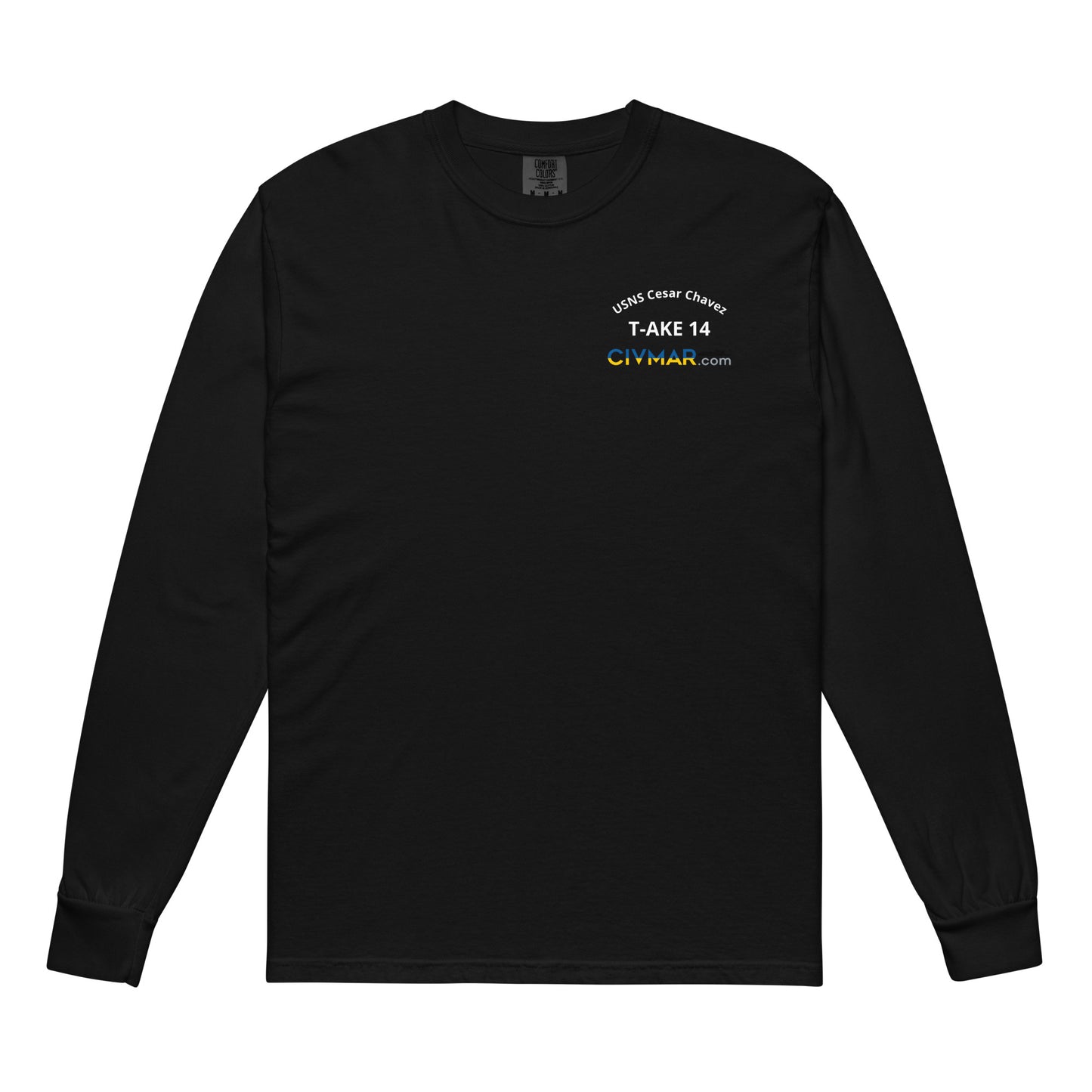 USNS Cesar Chavez T-AKE 14 Long Sleeve T-Shirt