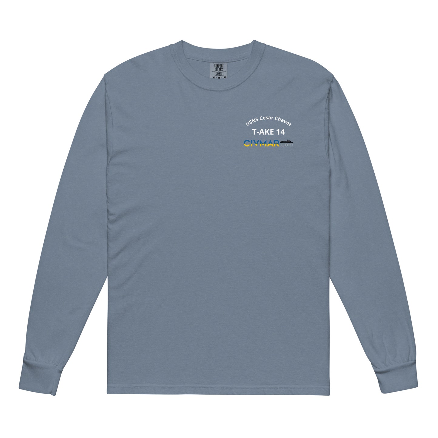 USNS Cesar Chavez T-AKE 14 Long Sleeve T-Shirt