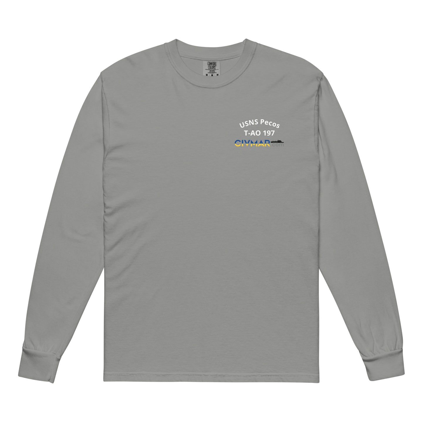 USNS Pecos T-AO 197 Long Sleeve T-Shirt