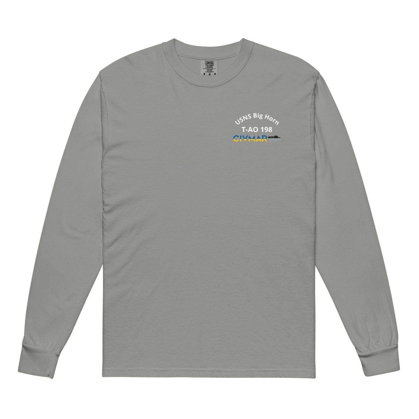 USNS Big Horn T-AO 198 Long Sleeve T-Shirt