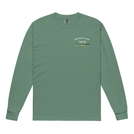 USS Emory S. Land T-AS 39 Long Sleeve T-Shirt