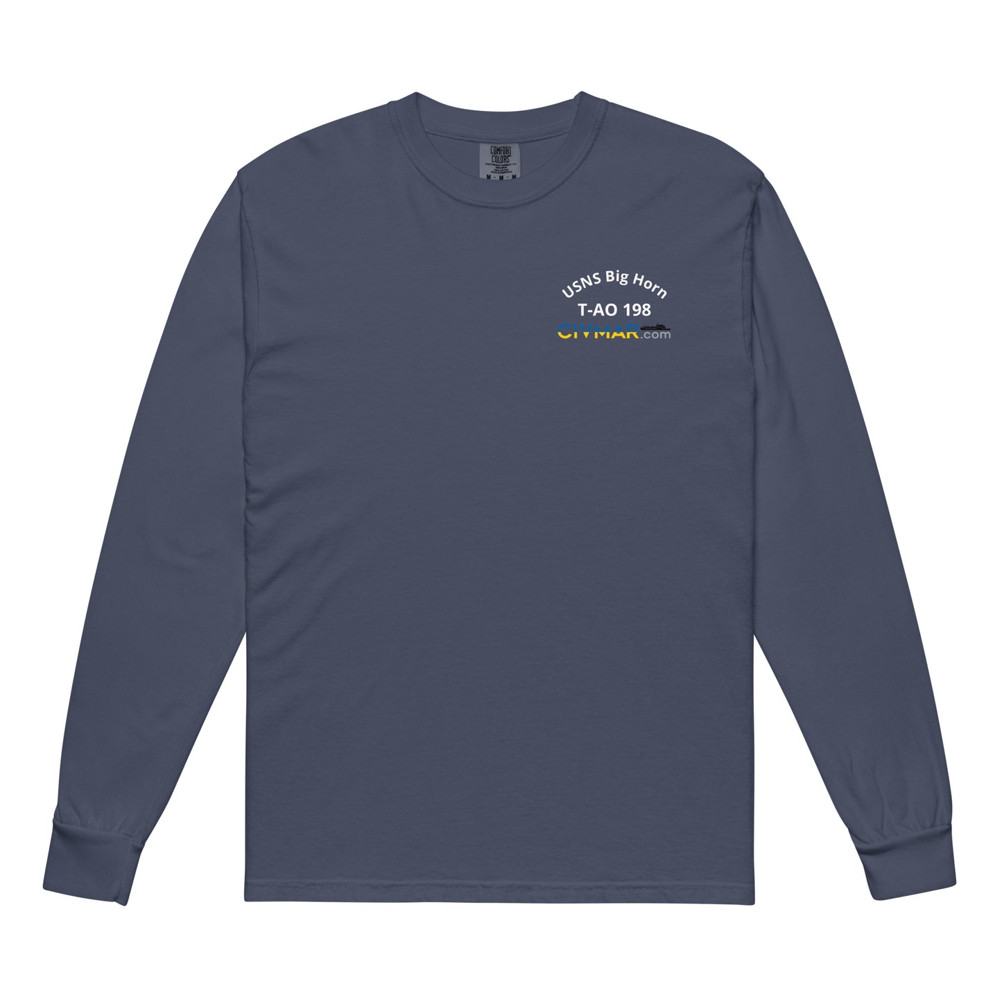 USNS Big Horn T-AO 198 Long Sleeve T-Shirt