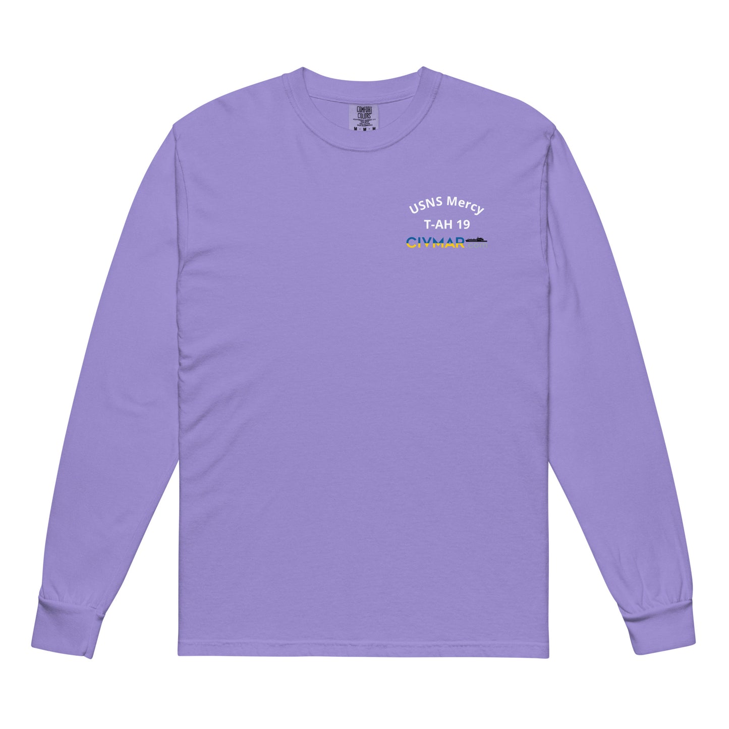 USNS Mercy T-AH 19 Long Sleeve T-Shirt