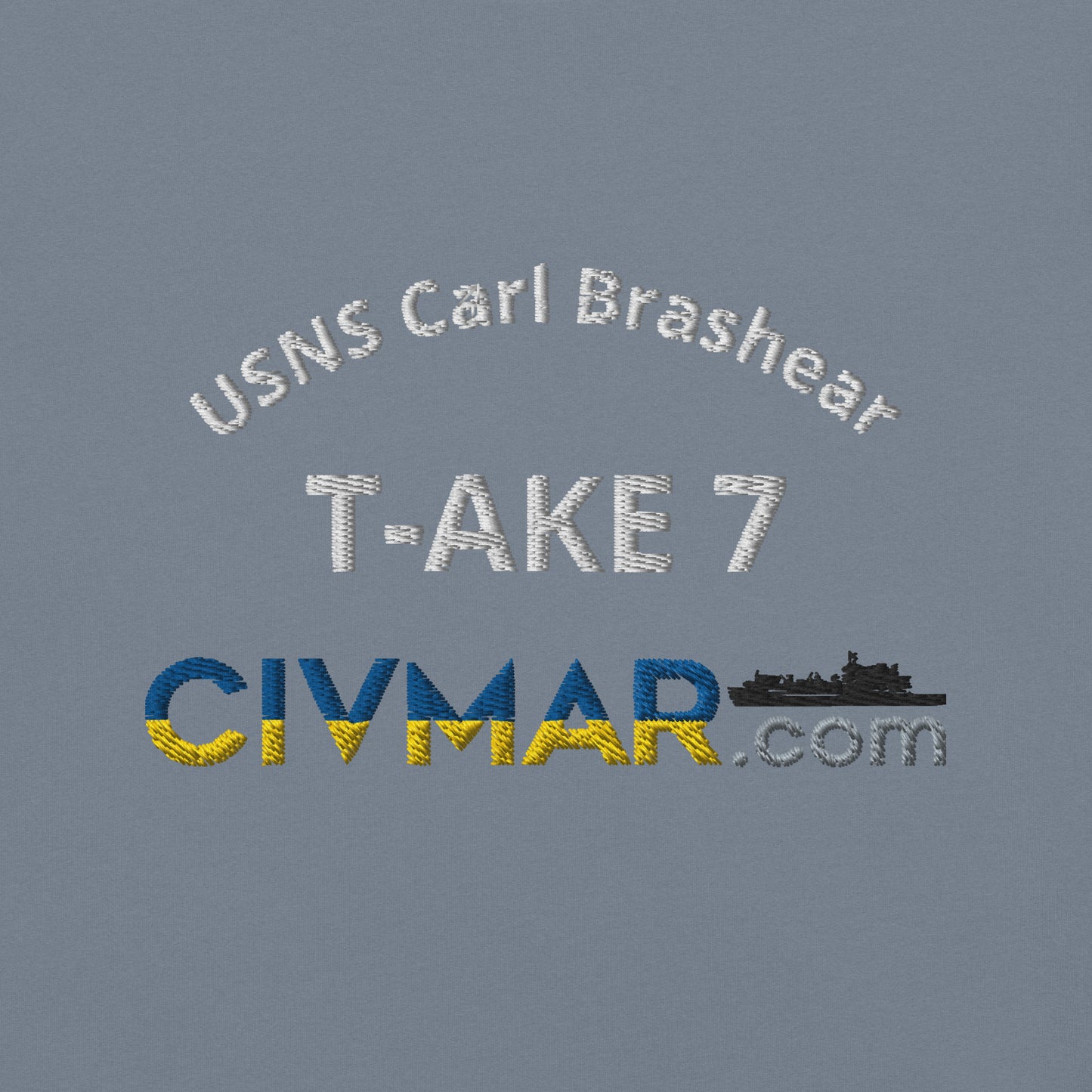 USNS Carl Brashear T-AKE 7 Short Sleeve T-Shirt