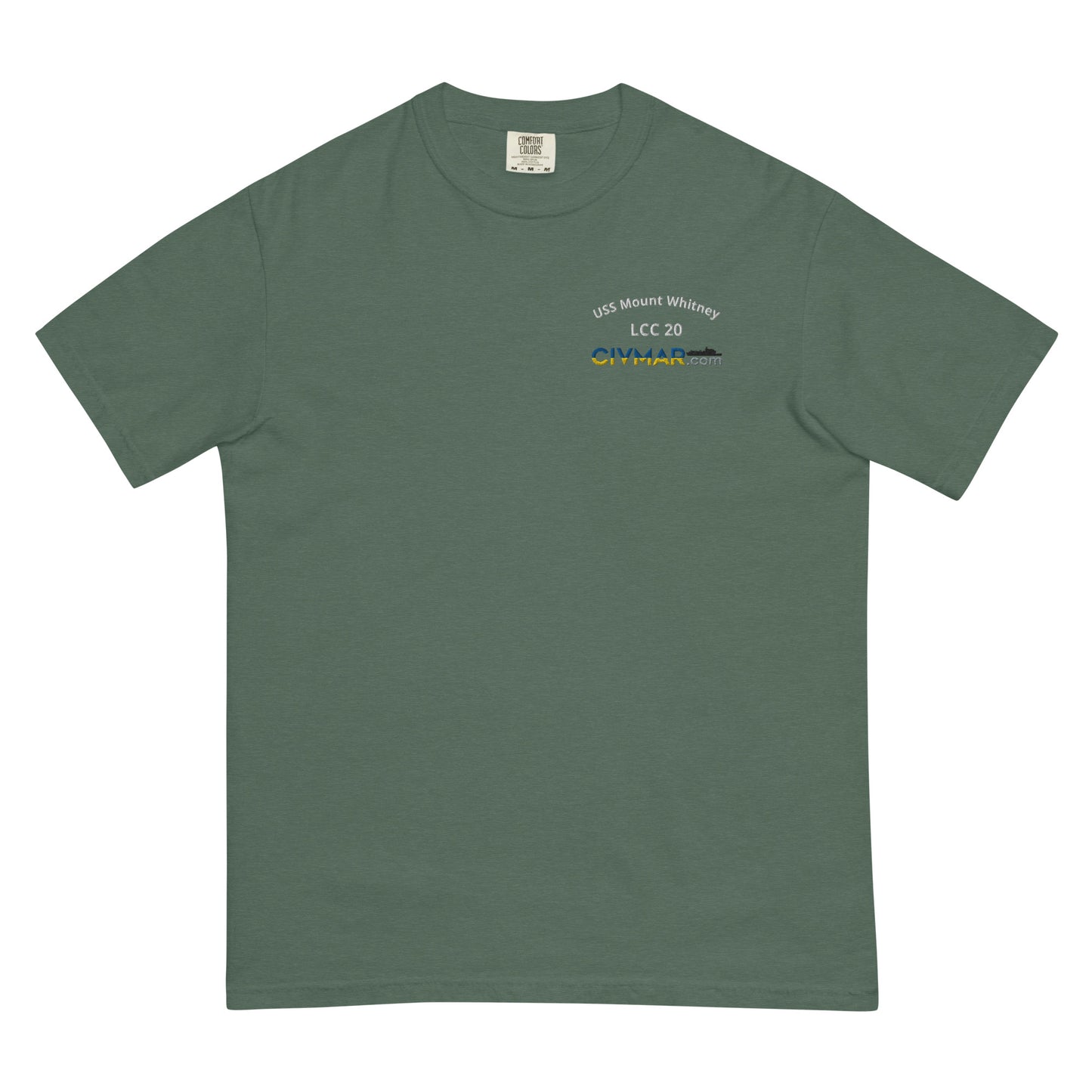 USS Mount Whitney LCC 20 Short Sleeve T-Shirt