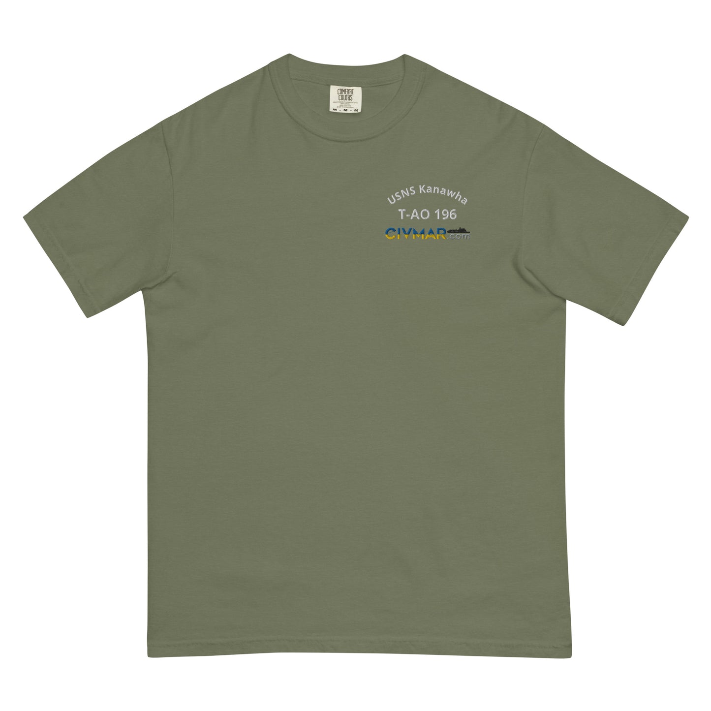 USNS Kanawha T-AO 196 Short Sleeve T-Shirt