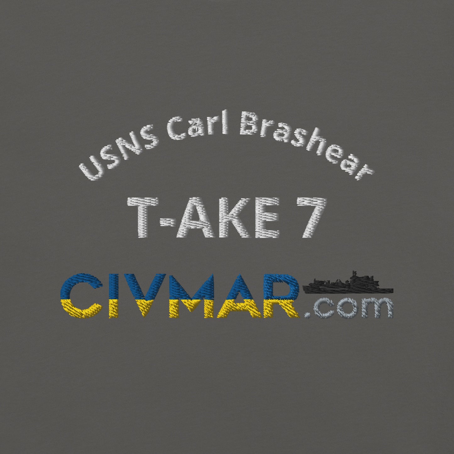 USNS Carl Brashear T-AKE 7 Short Sleeve T-Shirt